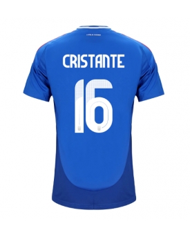 Italia Bryan Cristante #16 Maglia Gara Casa Repliche Europei 2024